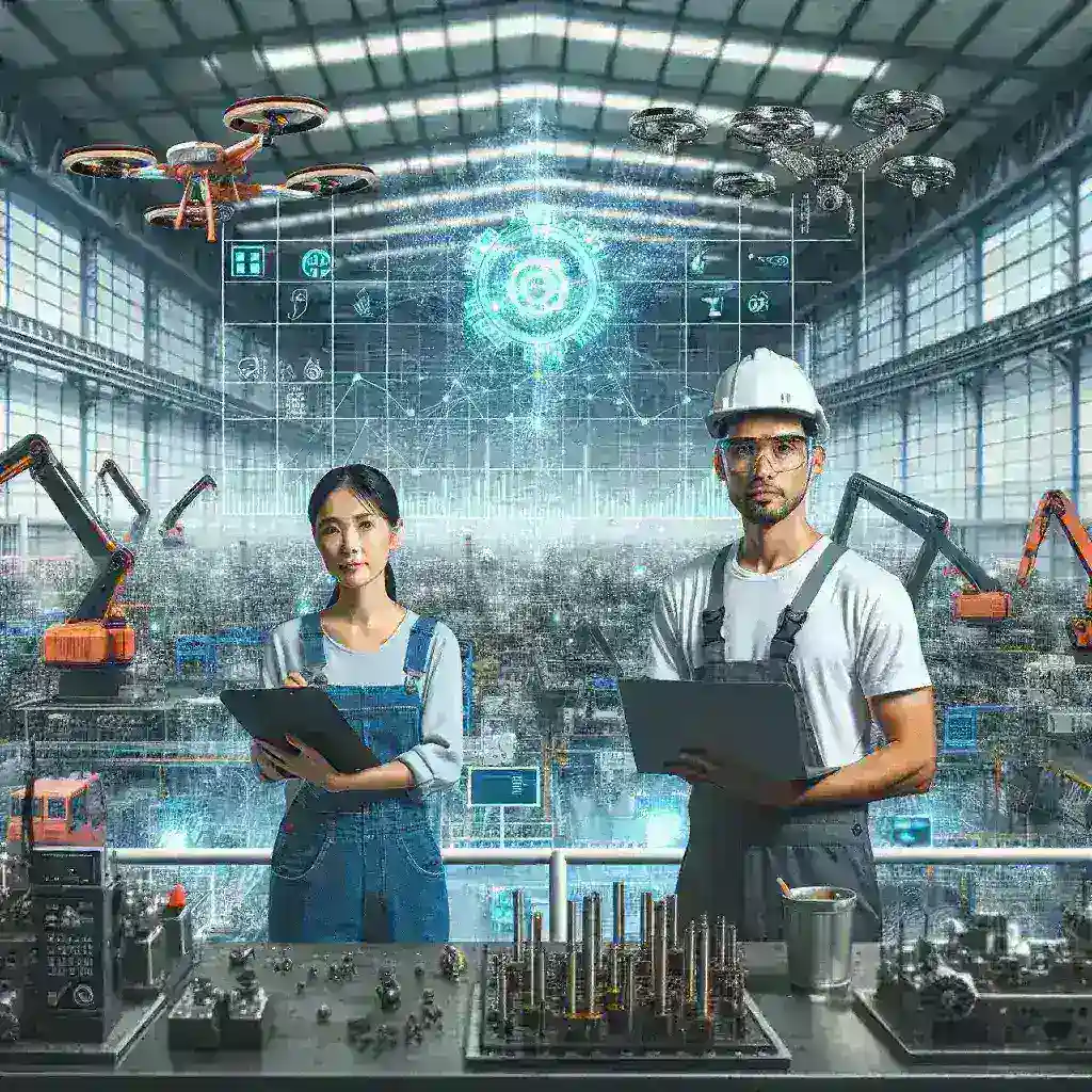 "Google Cloud AI supply chain analytics tools for U.S. manufacturers showcased in innovative technology image, enhancing efficiency and decision-making."
