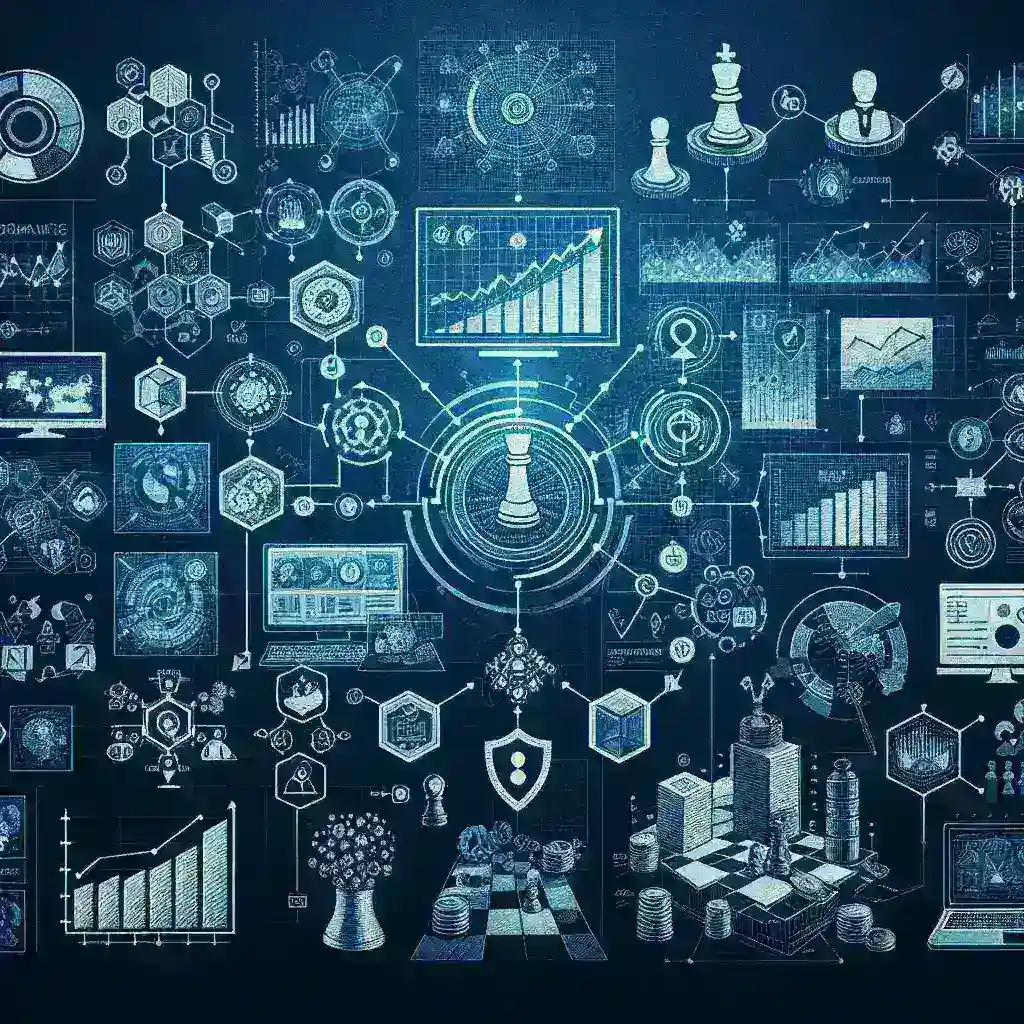 "Graphical representation of automation tools monitoring partner websites, illustrating data analysis and performance tracking for business success in digital marketing."